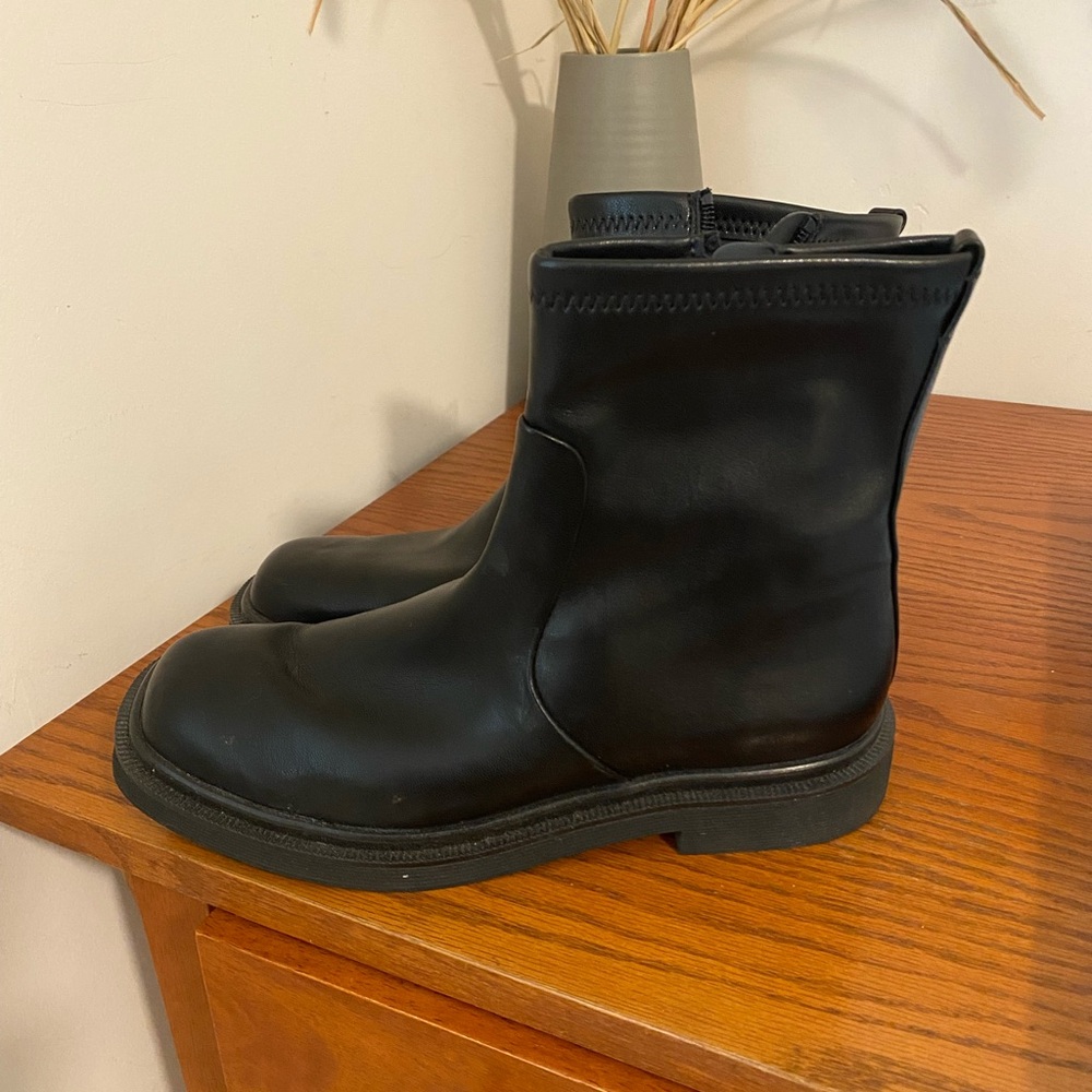 Franco Sarto Square Toe Boots